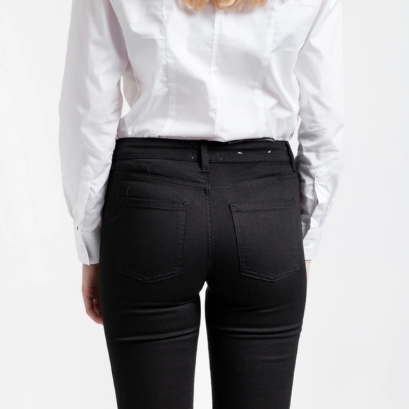 ACNE STUDIOS Skin 5 Mid-Rise Peg Skinny Jeans - Picture 8 of 8